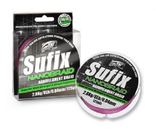 Sufix Nanobraid Nanofilament Braid Hot Pink